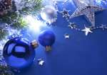 Palline di Natale blu