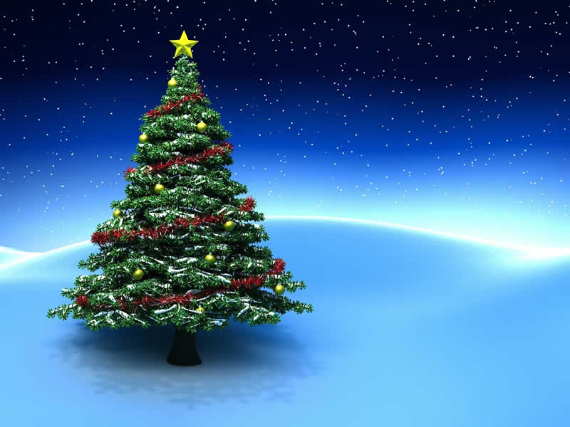 Sfondo albero di Natale