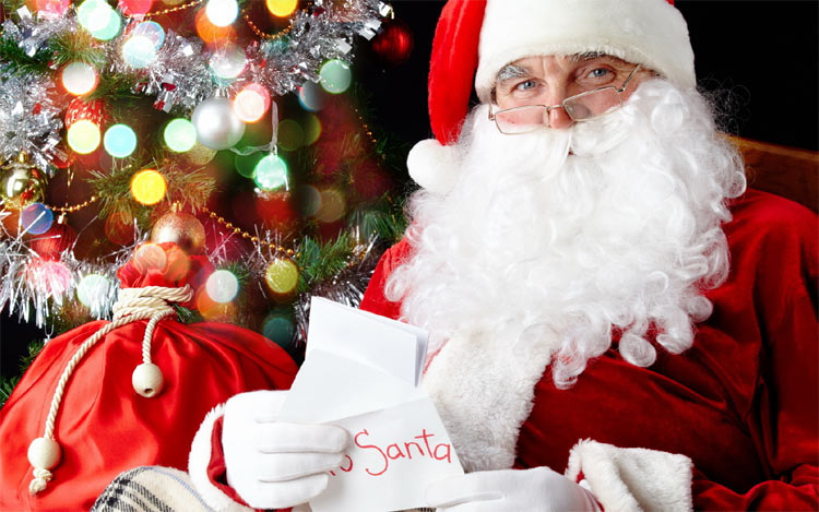 Immagini Babbo Natale: Babbo Natale con letterina