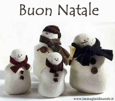 Immagini di Natale - Pupazzi Neve