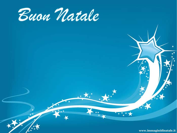 Immagini di Natale Buon Natale con stella azzurra